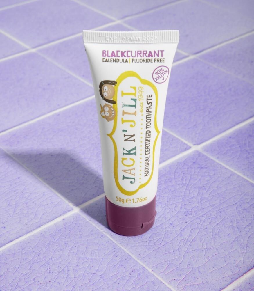 Jack N'Jill Doğal Diş Macunu Blackcurrant - Frenk Üzüm Aromalı