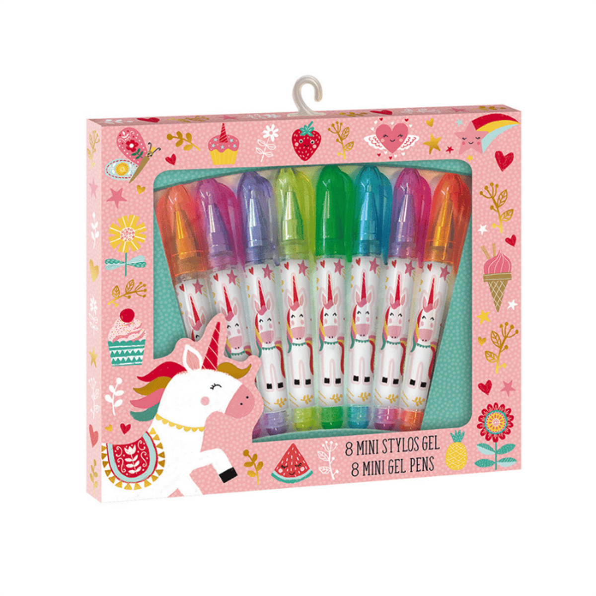 Janod 8'li Mini Jel Kalem Seti - Unicorn