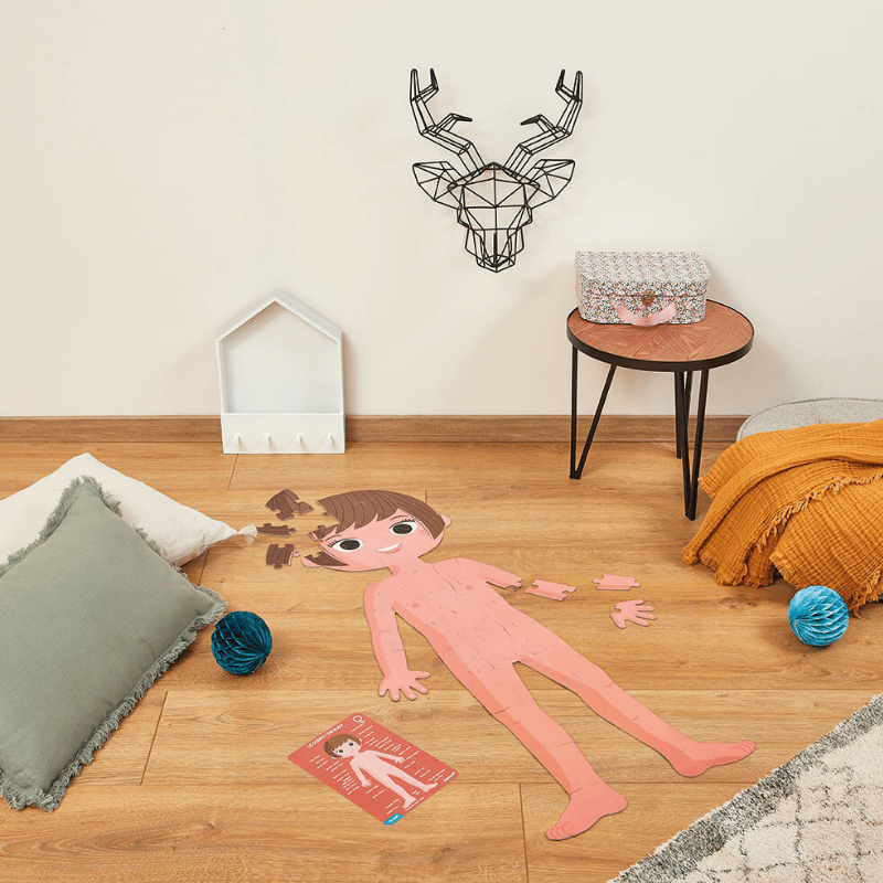 Janod Öğretici Puzzle - İnsan Vücudu 4'lü Set