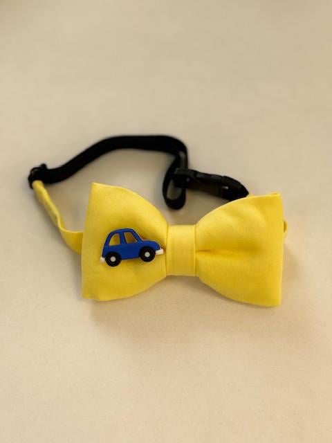 Lokum Kids Sarı Arabalı Papyon