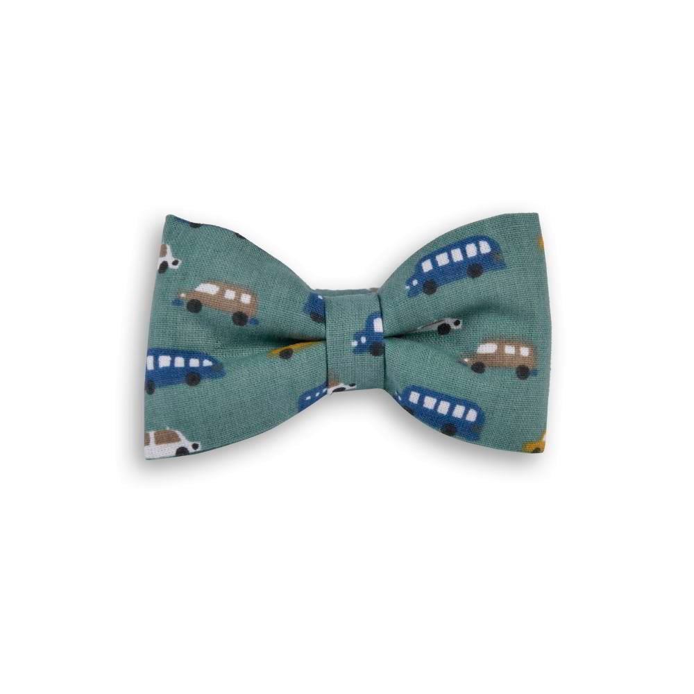 Lokum Kids Yeşil Arabalı Papyon