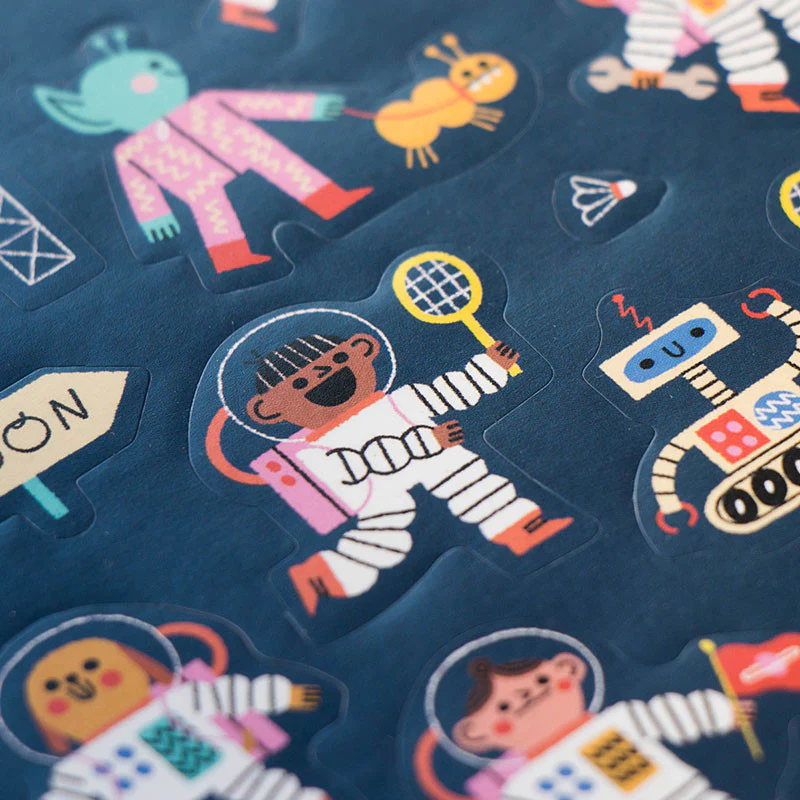 Londji Activities Stickers Space - Uzay Sticker 