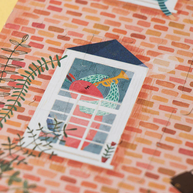 Londji Welcome to My Home Puzzle - 36 Parçalı Çift Taraflı Yapboz Evime Hoş Geldin