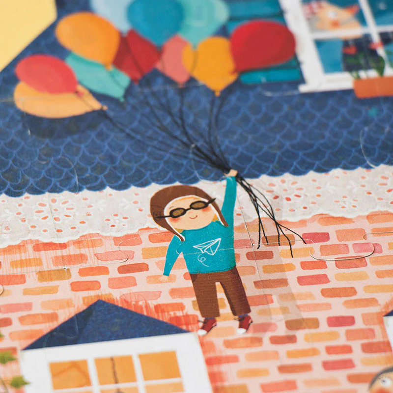 Londji Welcome to My Home Puzzle - 36 Parçalı Çift Taraflı Yapboz Evime Hoş Geldin