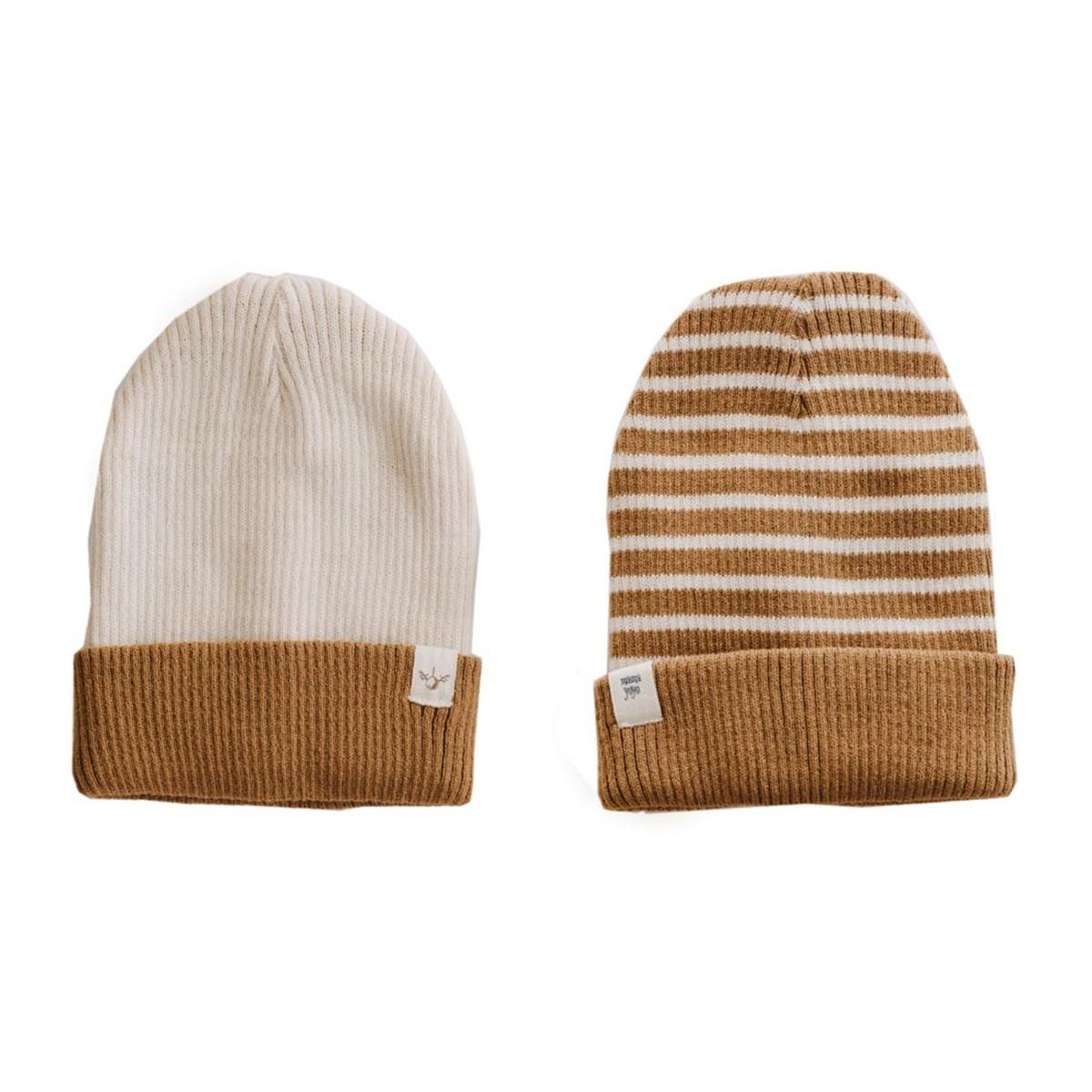 Mama-yoyo Çift Taraflı Çocuk Bere Kahverengi