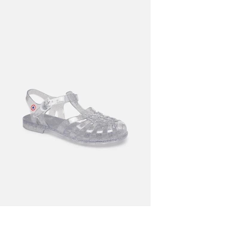 Meduse Sunmif Argent Paillette Sandals  - Çocuk Sandalet Parlak Gri