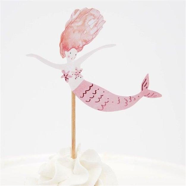 Meri Meri - Mermaid Cupcake Kit - Deniz Kızı Cupcake Kit