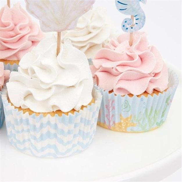 Meri Meri - Mermaid Cupcake Kit - Deniz Kızı Cupcake Kit