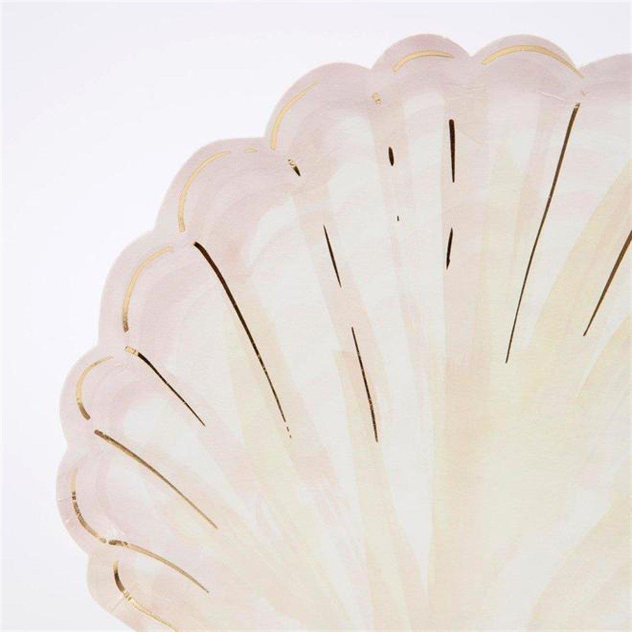Meri Meri - Shell Plates - Deniz Kabuğu Tabak