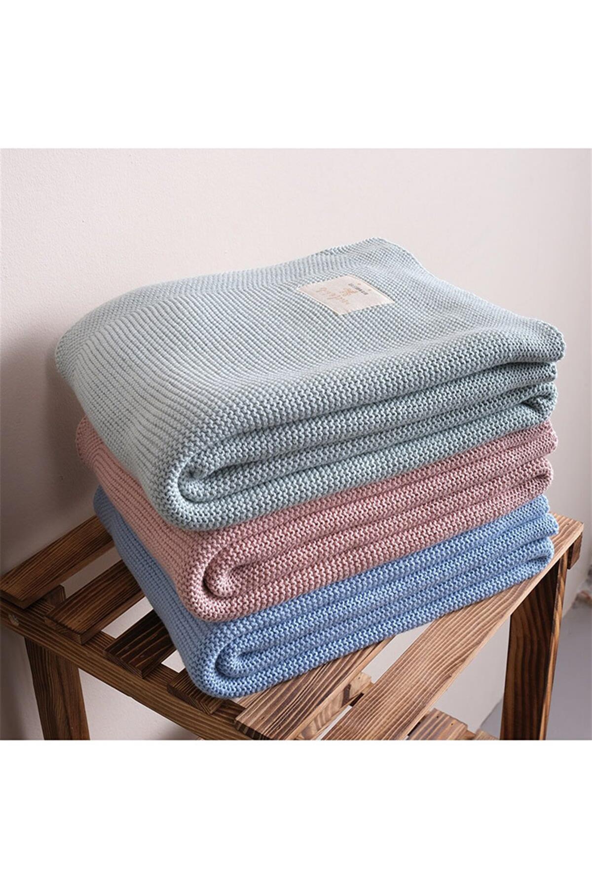 Miela Kids Pure Triko Battaniye - Açık Mint