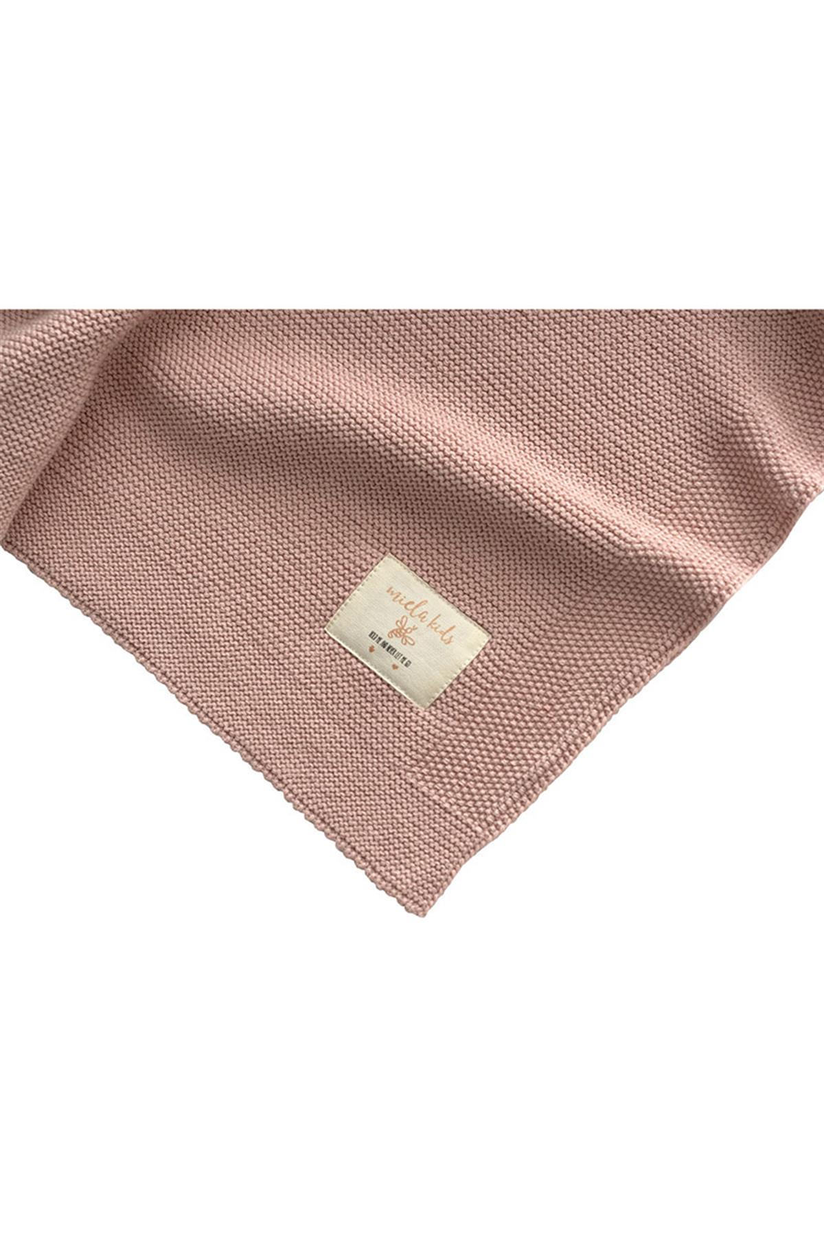 Miela Kids Pure Triko Battaniye - Toz Pembe