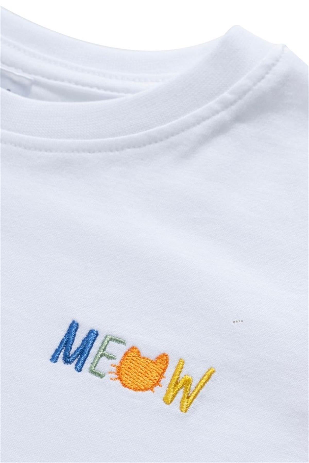 Miela Kids Renk Bloklu Uzun Kollu T-Shirt