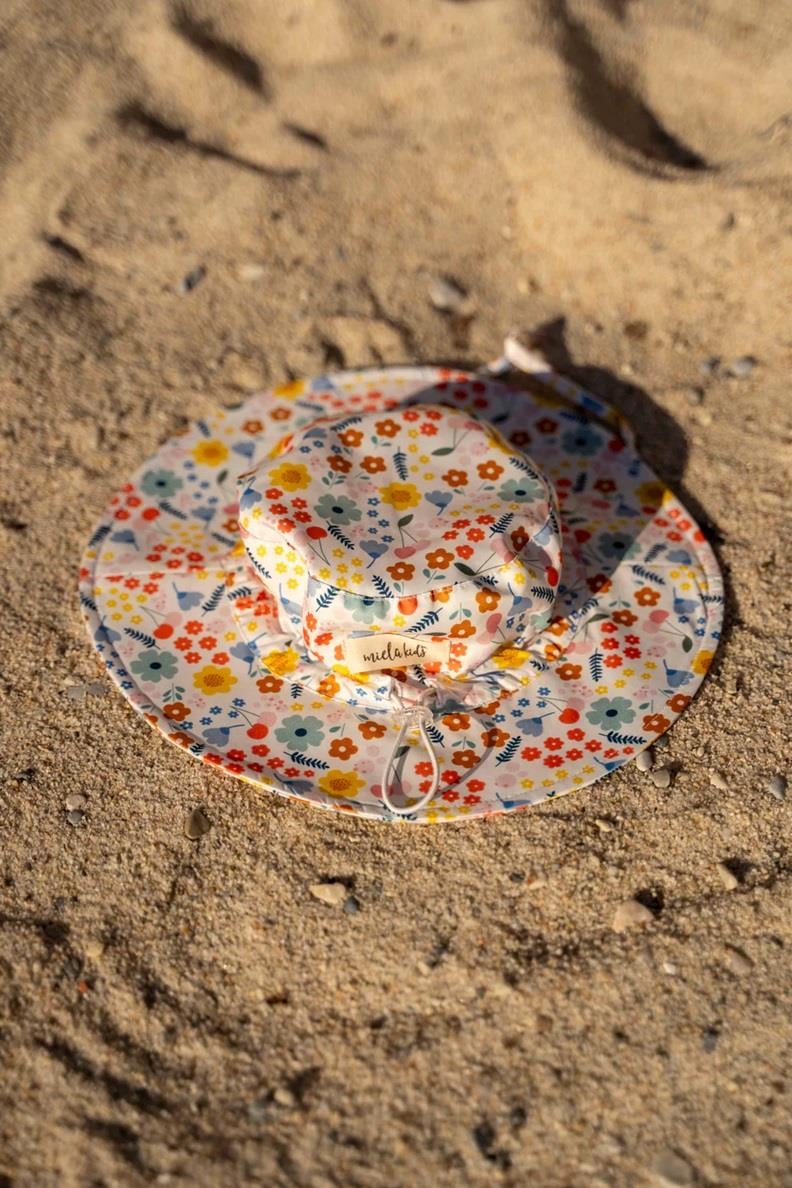 Miela Kids UV Korumalı Pretty Floral Şapka