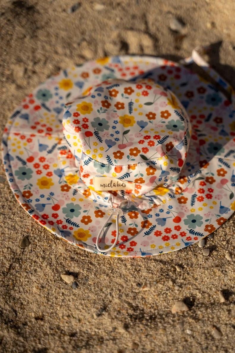 Miela Kids UV Korumalı Pretty Floral Şapka