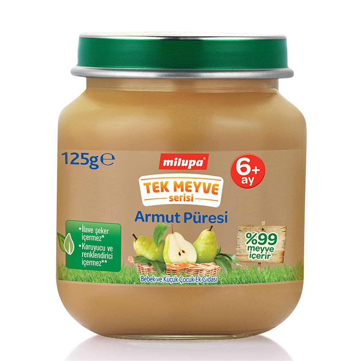 Milupa Armut Püresi Kavanoz 125 g 6+ Ay