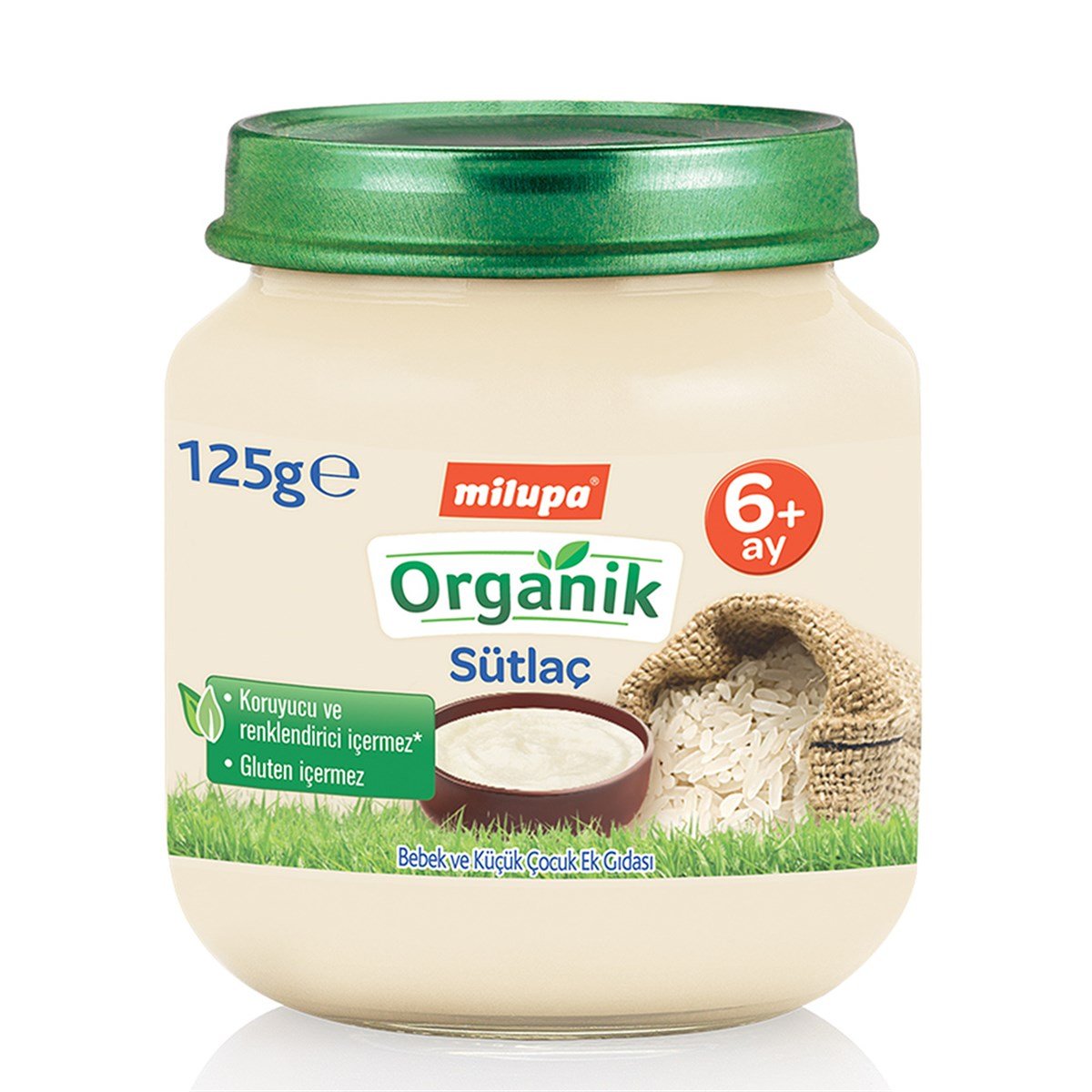Milupa Organik Sütlaç Kavanoz 125 g 6+ Ay