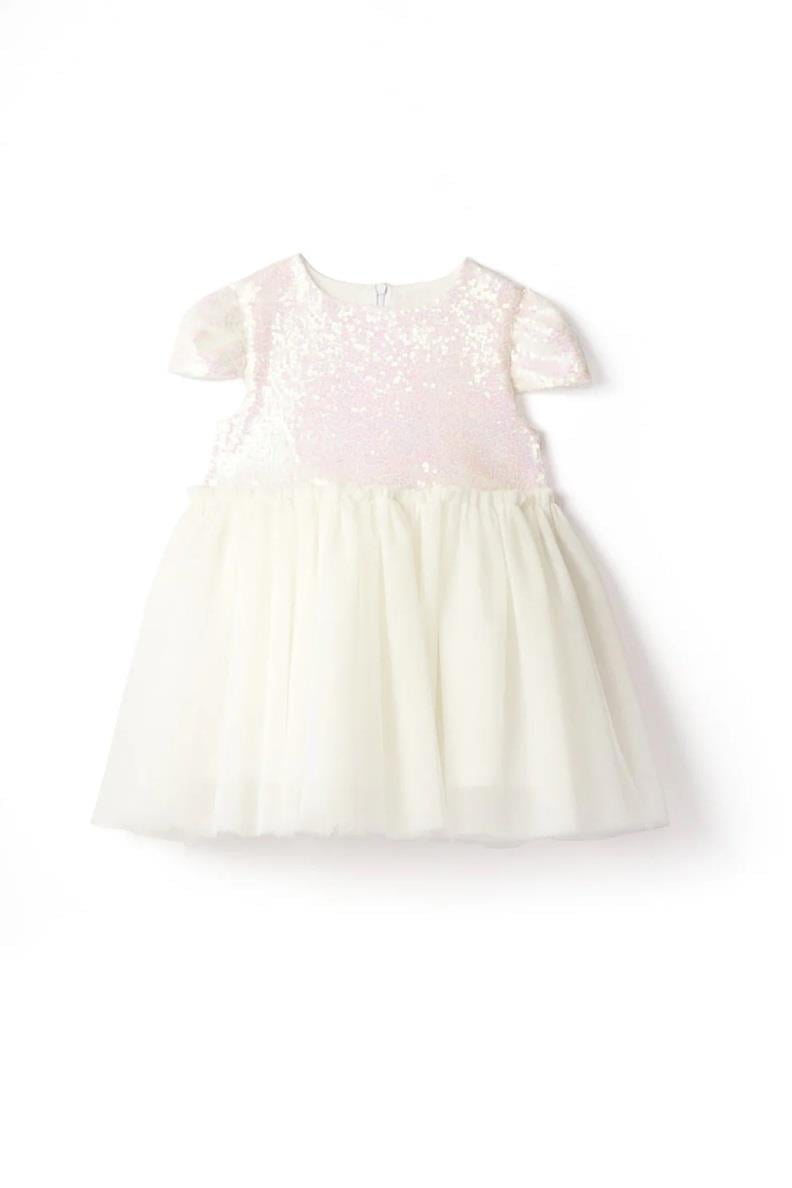 Petit Coral Crystal Dream White Elbise