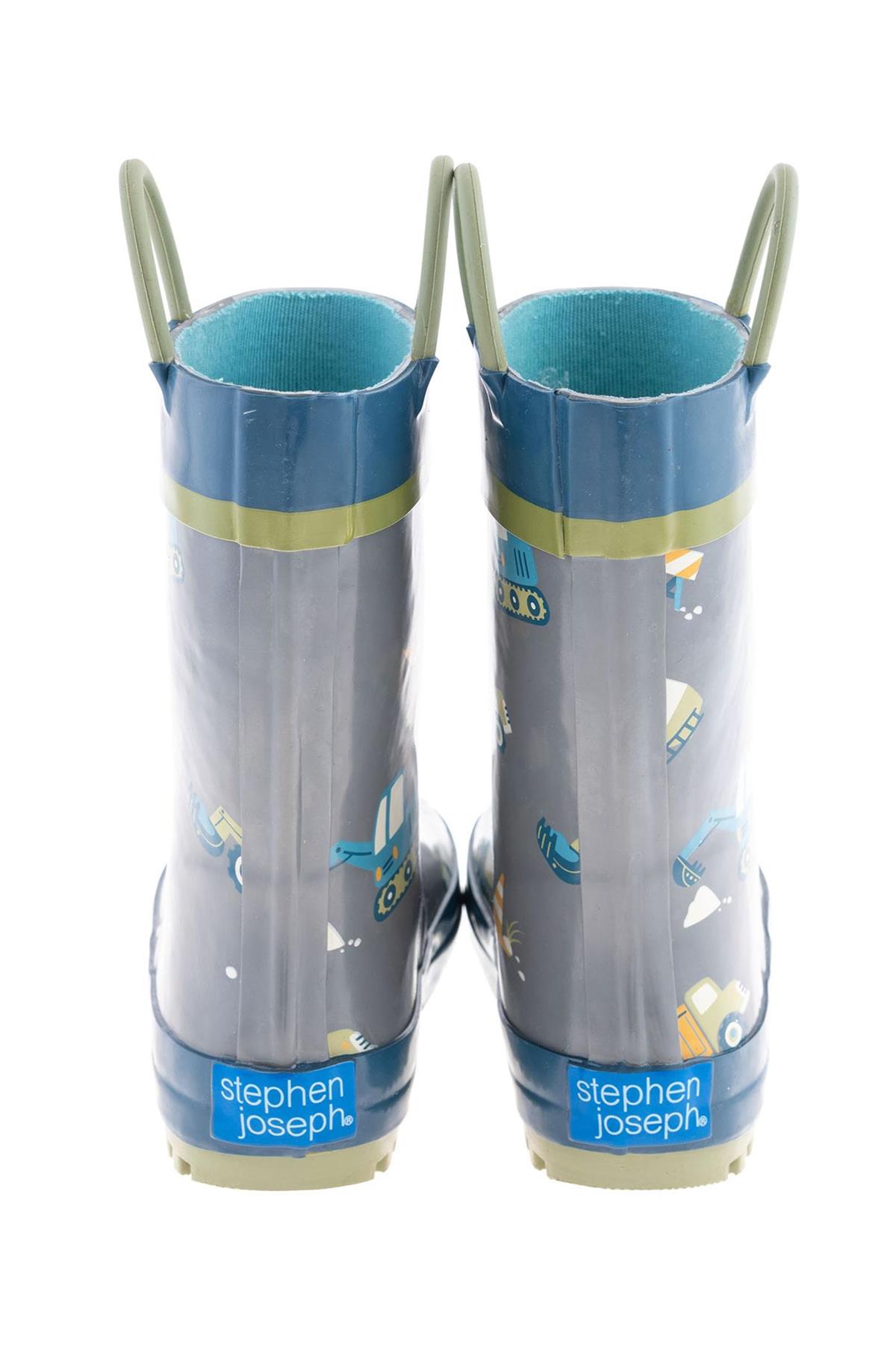 Stephen Joseph Erkek Yağmur Çizmesi İnşaat Makineleri