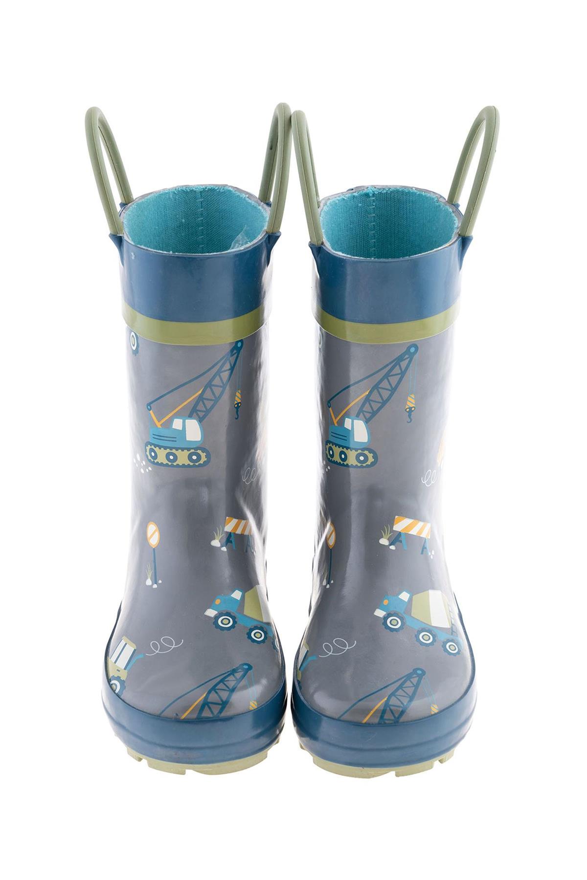 Stephen Joseph Erkek Yağmur Çizmesi İnşaat Makineleri