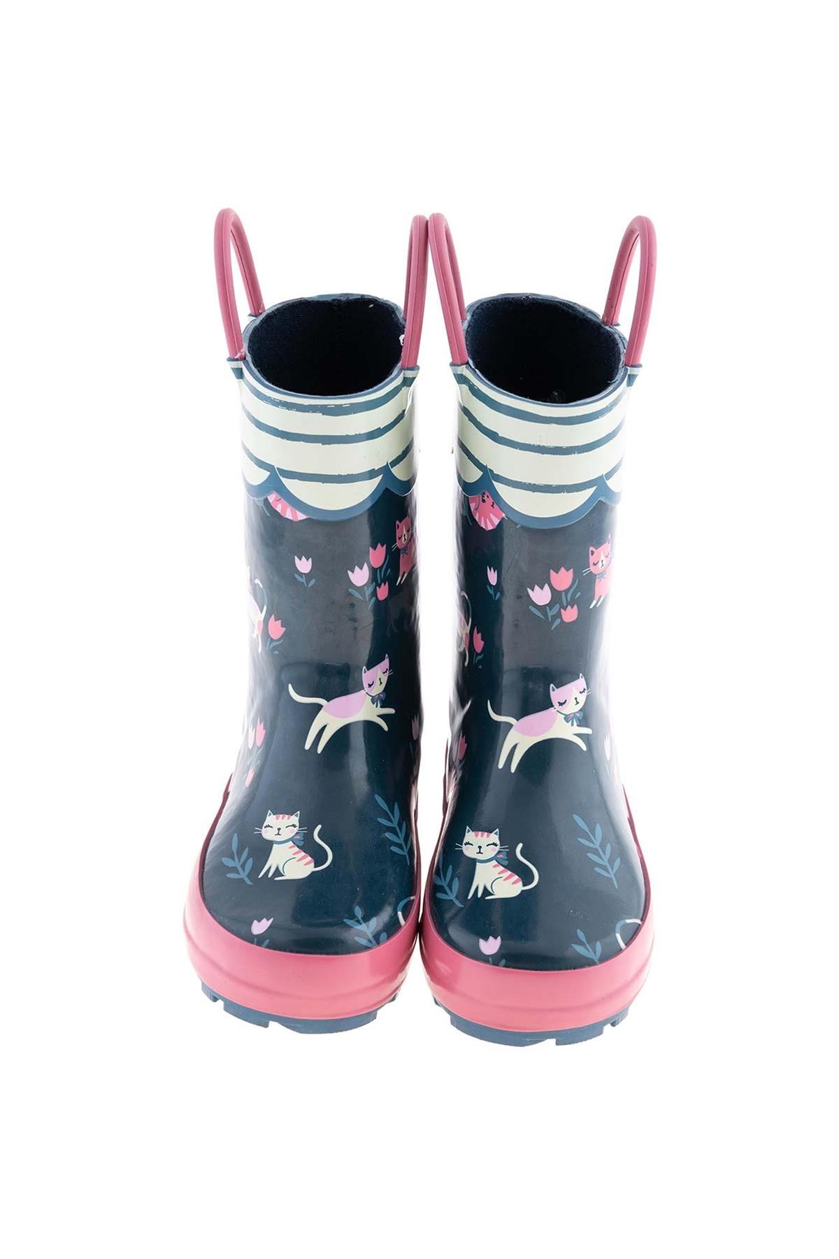 Stephen Joseph Kız Yağmur Çizmesi Kediler