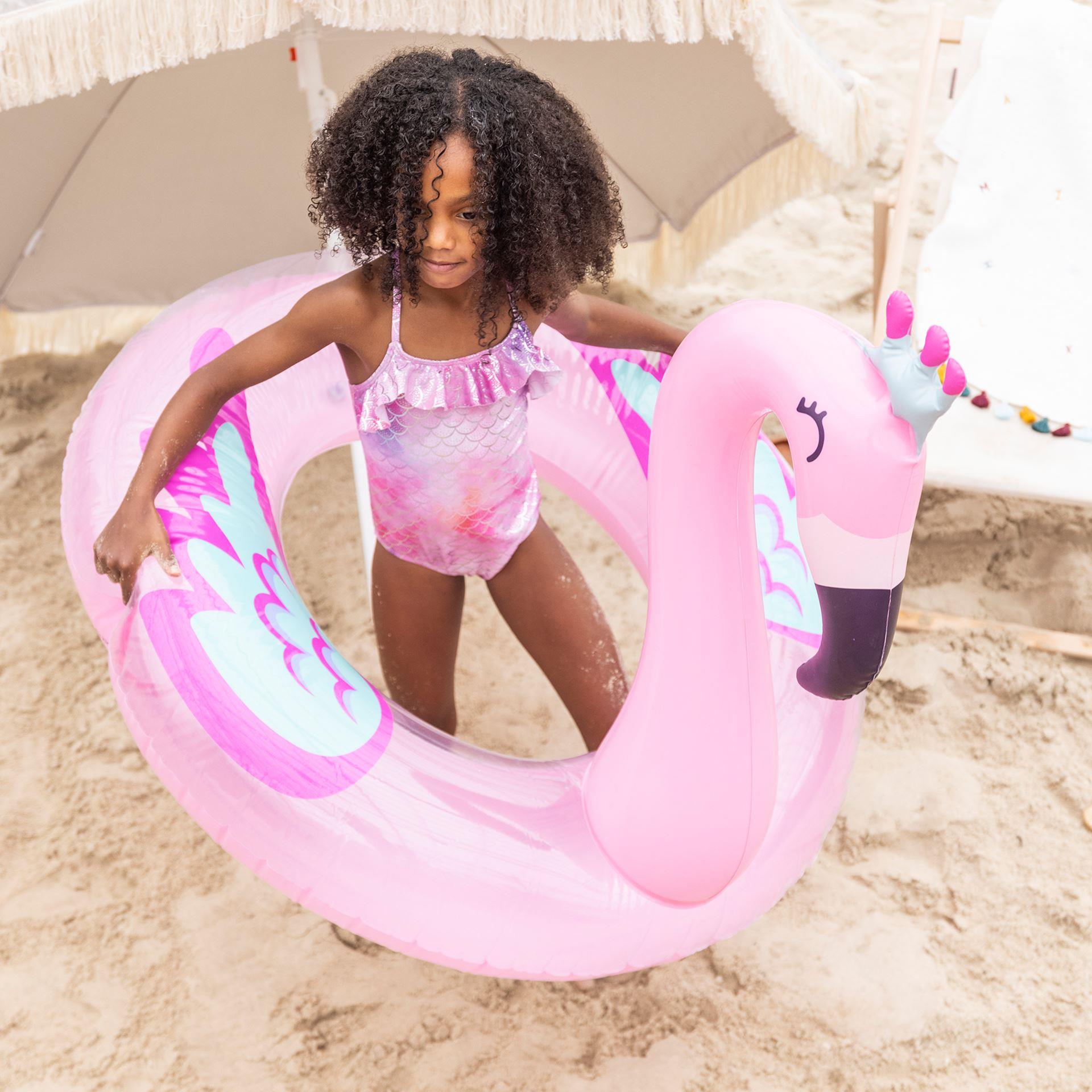 Swim Essentials Pink Flamingo Yüzme Simidi 95cm