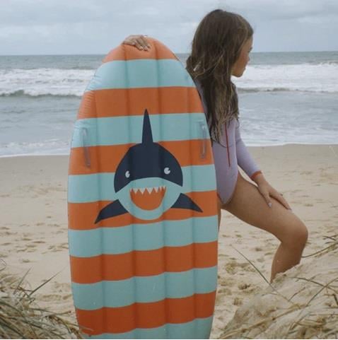 Swim Essentials Tropic Shark Surfboard Tutacaklı Şişme Deniz ve Havuz Yatağı 120cm