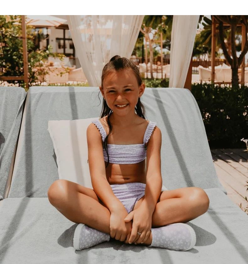 Swim Essentials UV Korumalı Bikini / Mor Leopar