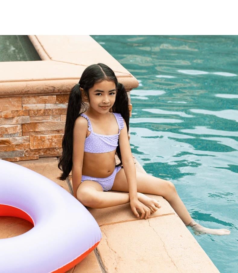 Swim Essentials UV Korumalı Bikini / Mor Leopar