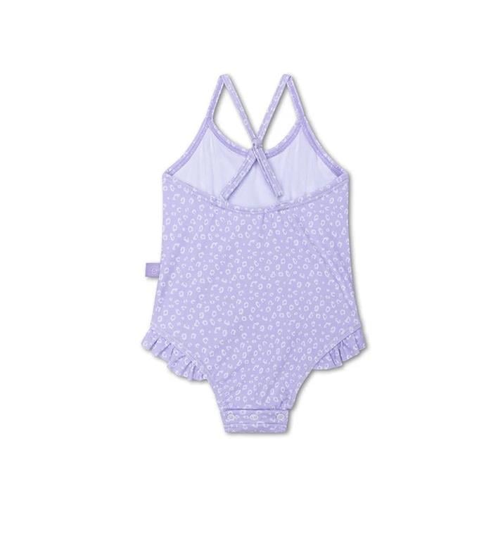 Swim Essentials UV Korumalı Mayo / Mor Leopar