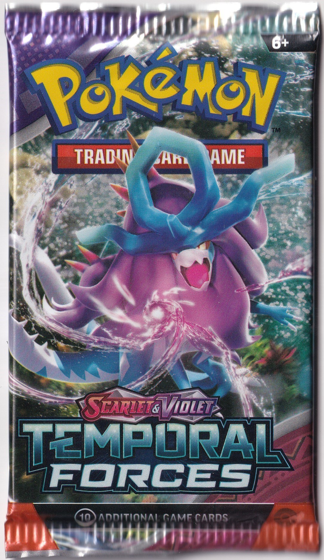 # Booster Pack #Pokemon TCG: Scarlet & Violet - Temporal Forces Orijinal Booster Pack (10 Kart)