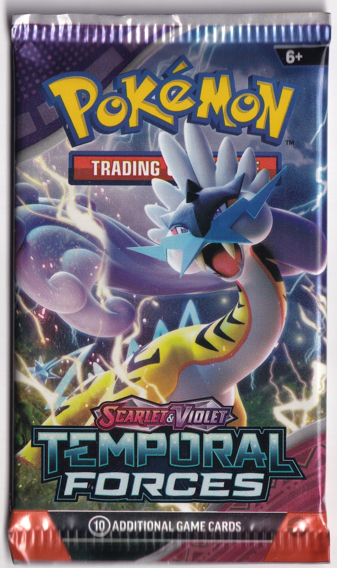 # Booster Pack #Pokemon TCG: Scarlet & Violet - Temporal Forces Orijinal Booster Pack (10 Kart)