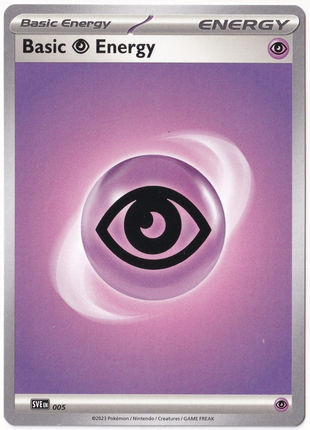 Pokemon TCG Scarlet Violet SVE 001-008 Temel Enerji Seti