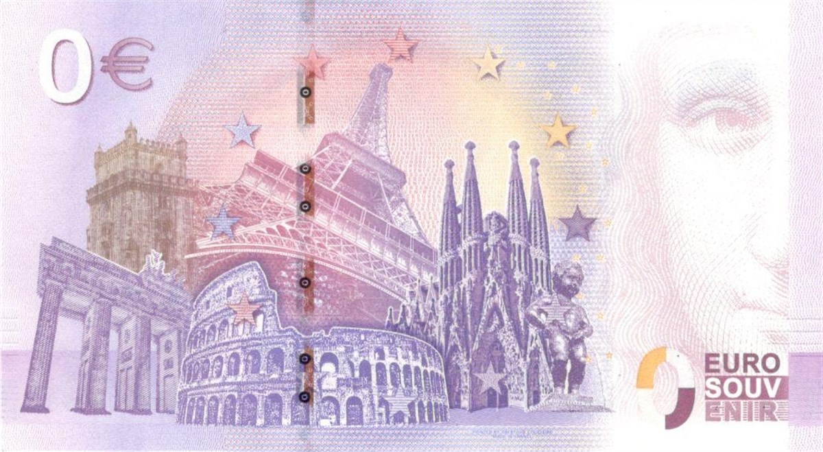 0 (Sıfır) Euro Türkiye - Ankara 27 Aralık 1919 Hatıra Parası (Souvenir Banknote)