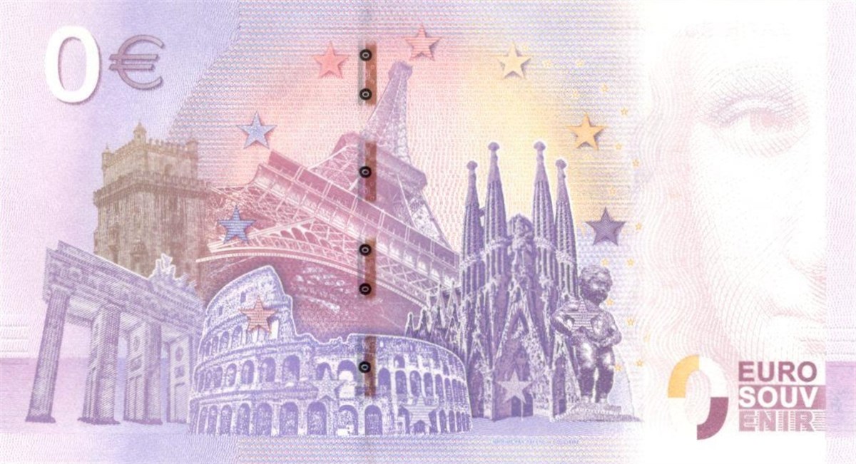 0 (Sıfır) Euro Türkiye - Fatih Sultan Mehmed Hatıra Parası (Souvenir Banknote)