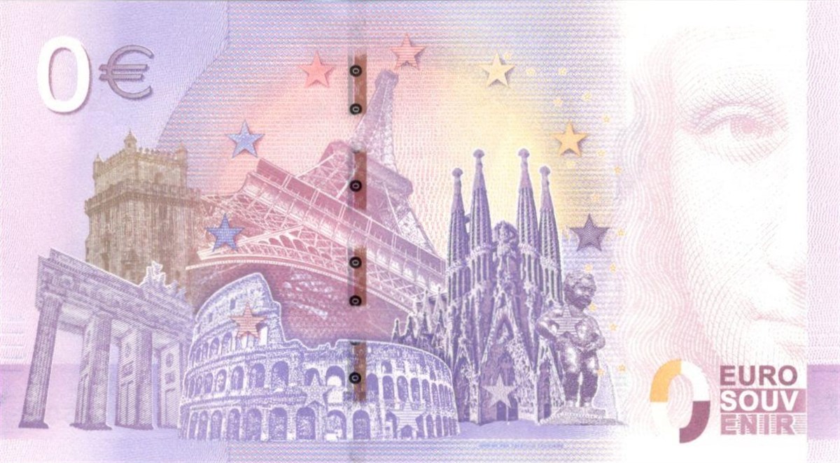 0 (Sıfır) Euro Türkiye - Samsun 19 Mayıs 1919 Hatıra Parası (Souvenir Banknote)