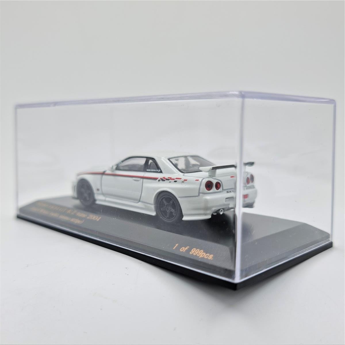 CAR-NEL 64 1:64 Nismo R34 GT-R Z-tune 2004 Pearl White | www