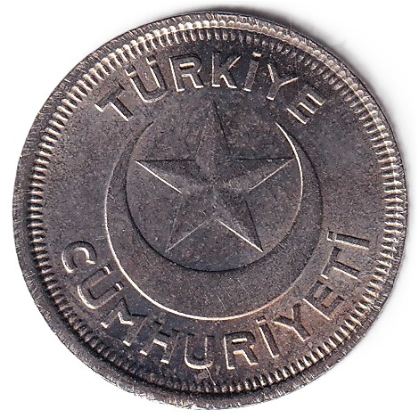 1934-1957 Dönemi Madeni Paraları1 Kuruş (1937) ÇİL