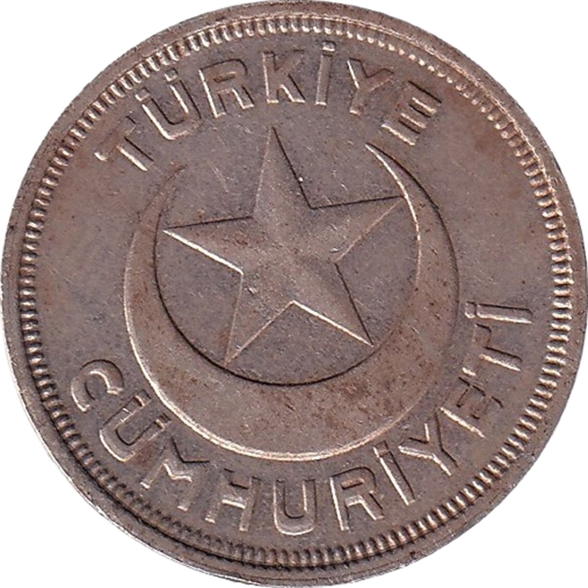 1934-1957 Dönemi Madeni Paraları5 Kuruş (1943) Nikel ÇT/ÇÇT Eski Madeni Para