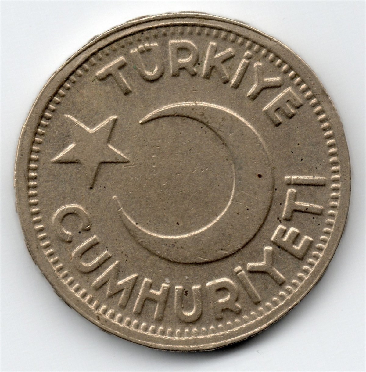 1958-1980 Dönemi Madeni Paraları25 Kuruş (1945) ÇİL Eski Madeni Para