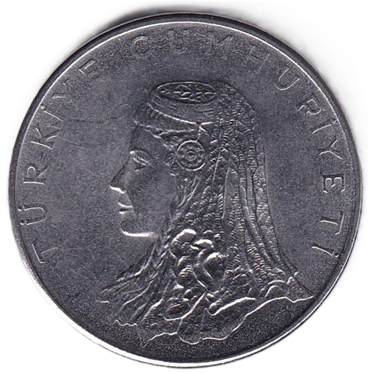 1958-1980 Dönemi Madeni ParalarıTürkiye, 50 Kuruş (1976) ÇİL Eski Madeni Para