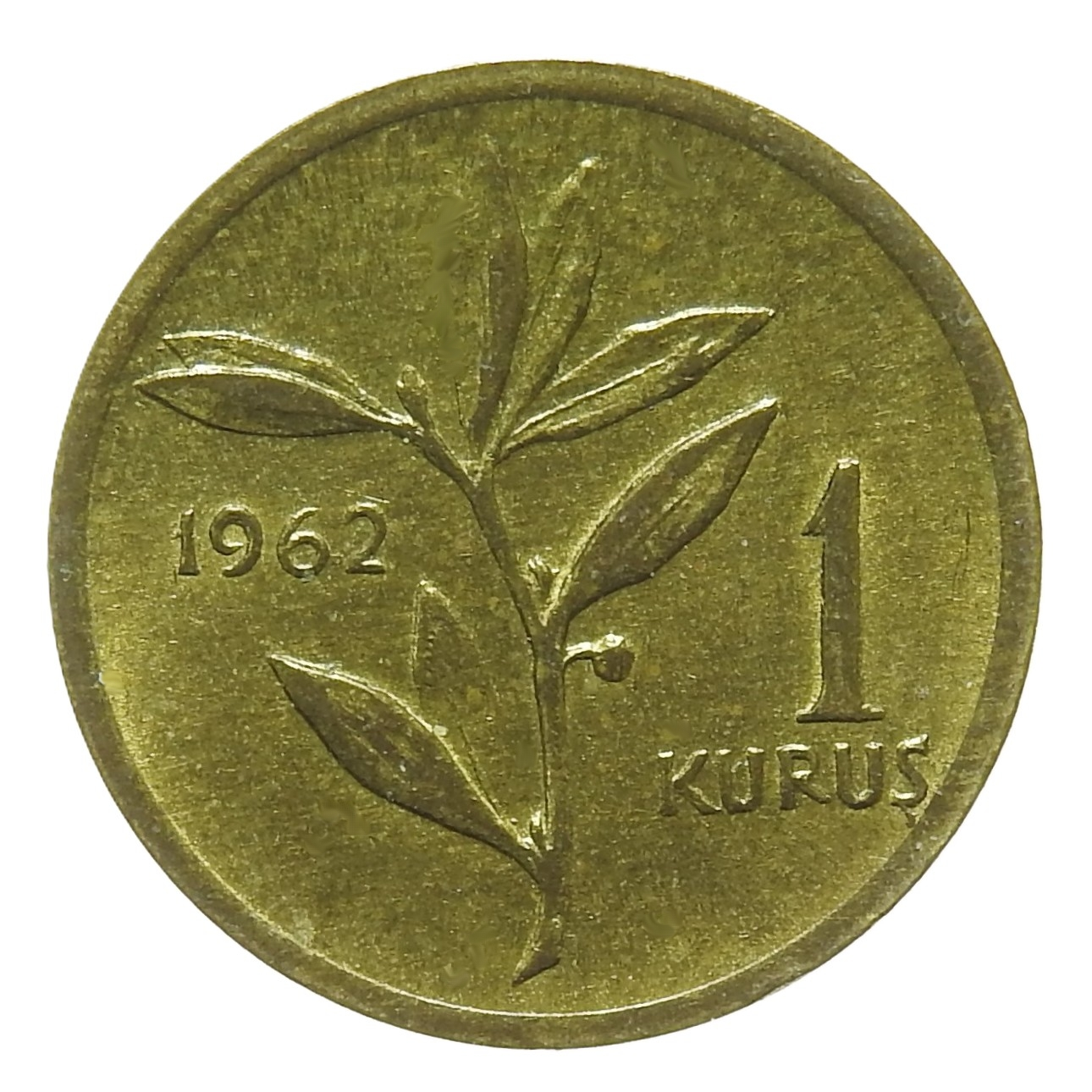 1958-1980 Dönemi Madeni ParalarıTürkiye, 1 Kuruş (1962) ÇİL Eski Madeni Para