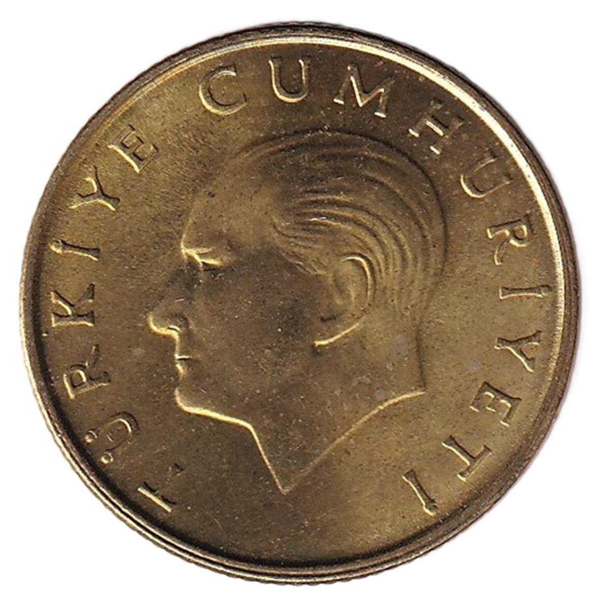 1981-2004 Period Coins100 Lira Pirinç (1988) ÇİL Eski Madeni Para