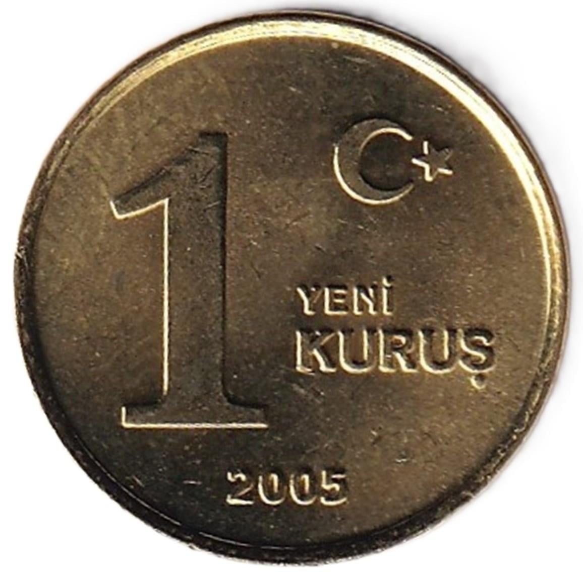 2005 ve Sonrası Dönem Madeni Paraları1 Yeni Kuruş (2005) ÇİL Eski Madeni Para