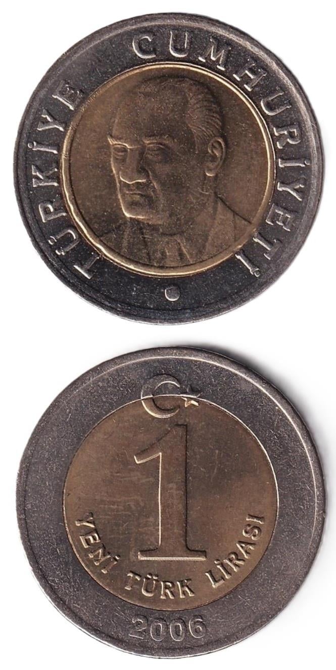 2005 ve Sonrası Dönem Madeni Paraları1 Yeni Türk Lirası (2006) ÇİL Eski Madeni Para