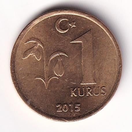 2005 ve Sonrası Dönem Madeni Paraları1 Kuruş (2015) ÇİL