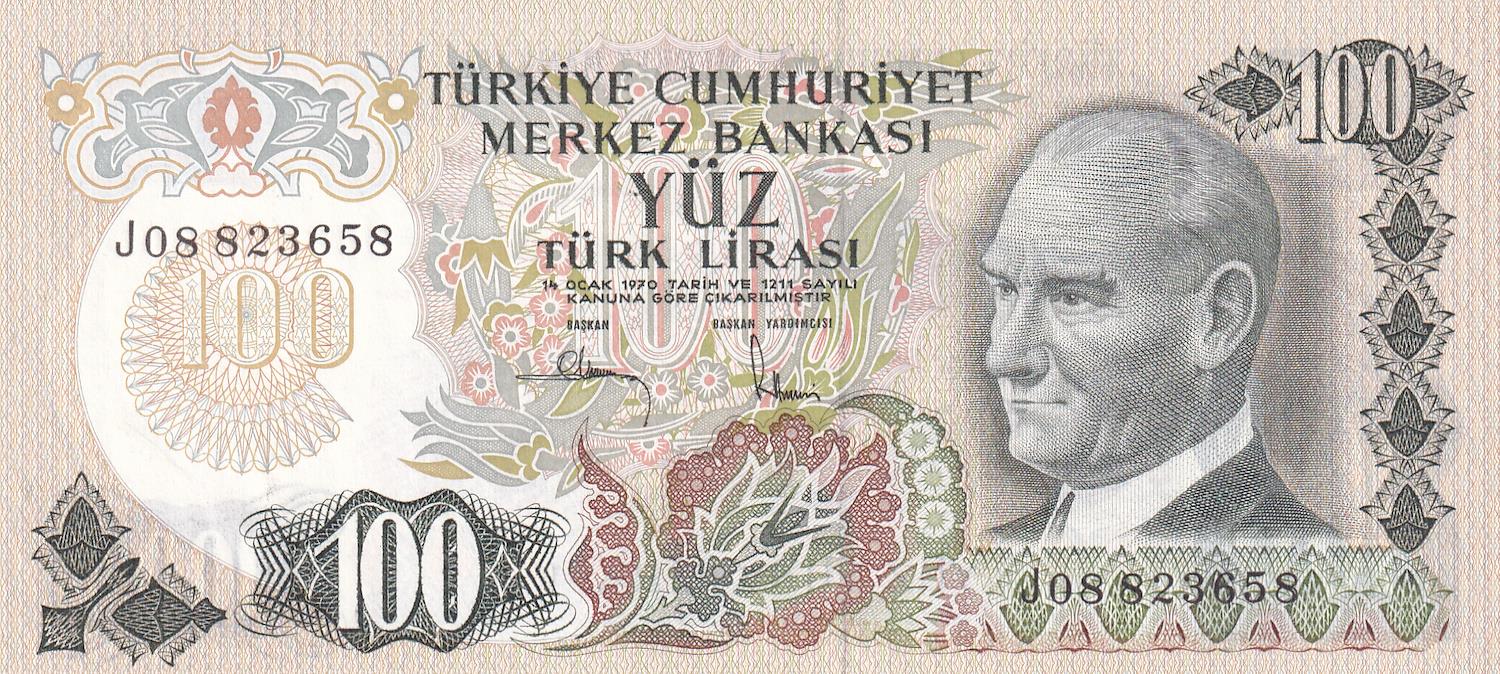 6. Emisyon6. Emisyon 3. Tertip 100 TL ÇİL