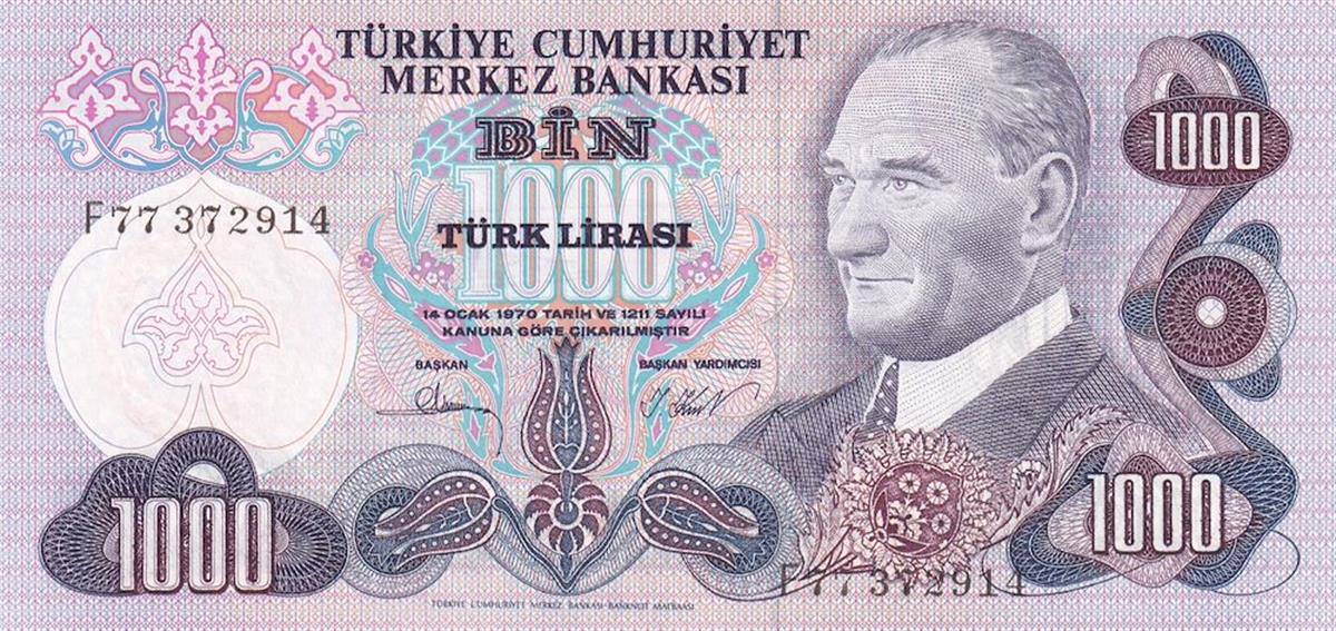 6. Emisyon6.Emisyon 3.Tertip 1.000 TL ÇİL