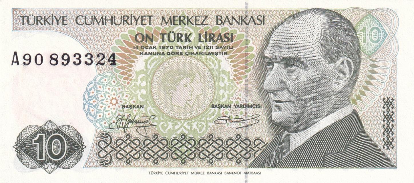 7. Emisyon7. Emisyon 1. Tertip 10 TL ÇİL