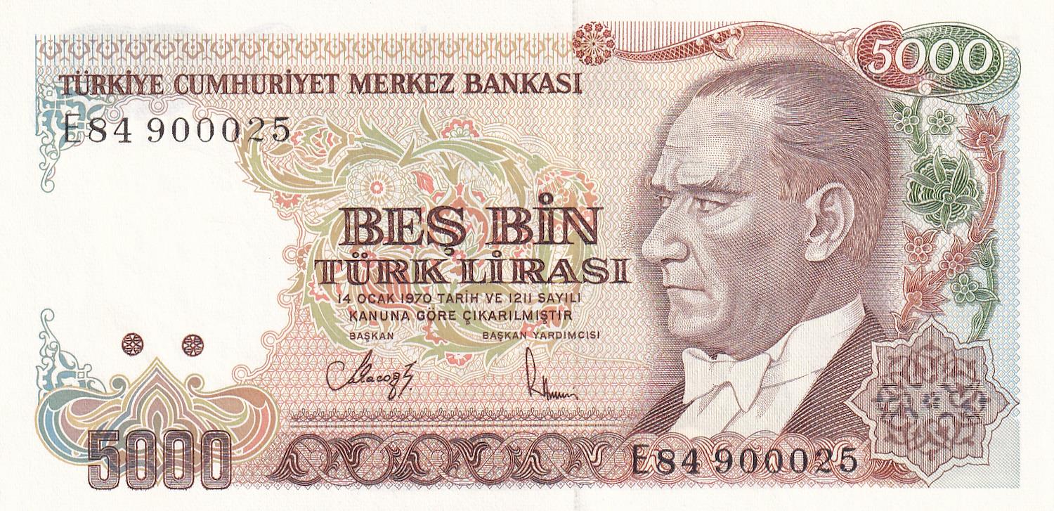 7. Emisyon7. Emisyon 3. Tertip 5.000 TL ÇİL