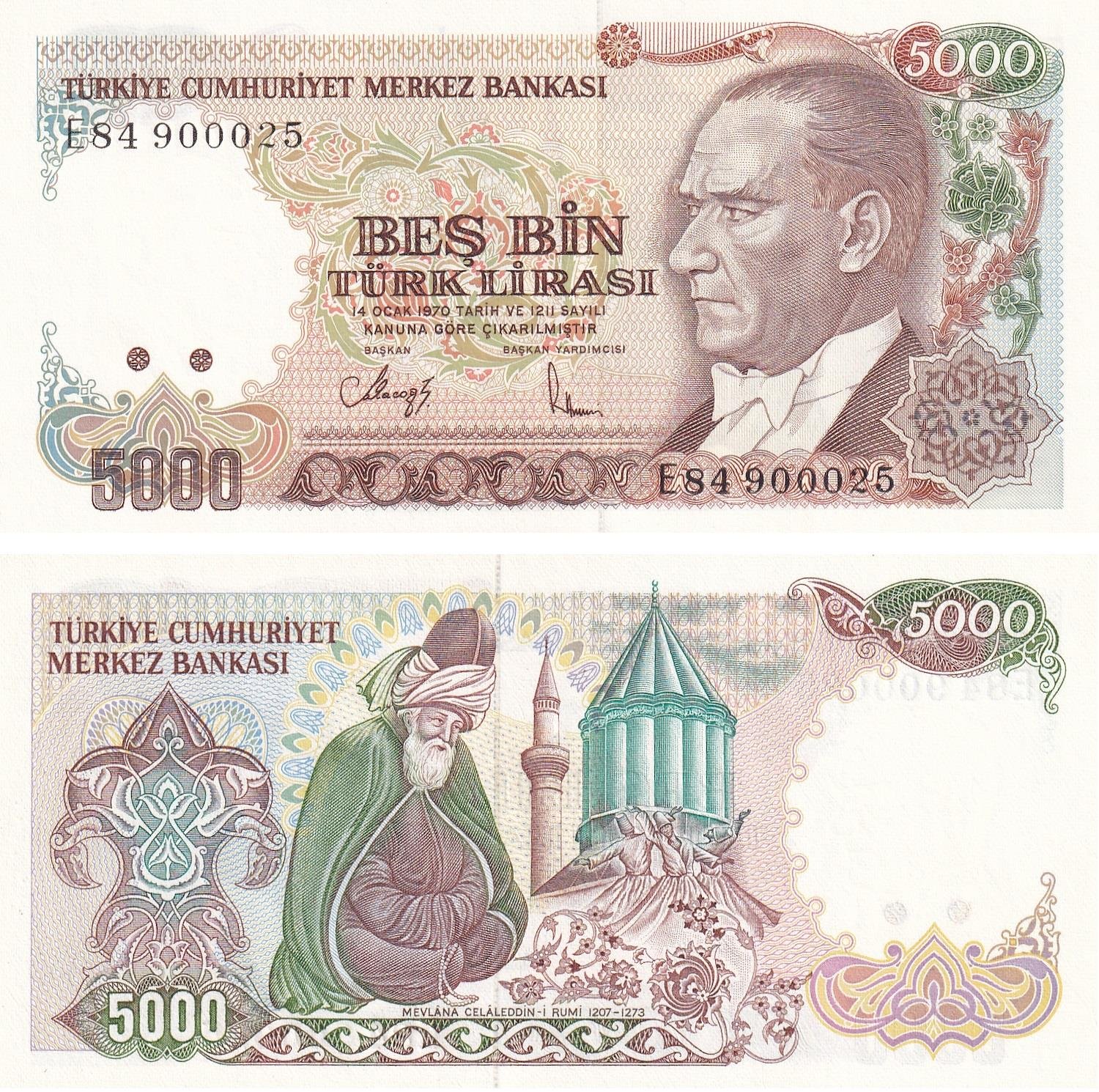 7. Emisyon7. Emisyon 3. Tertip 5.000 TL ÇİL